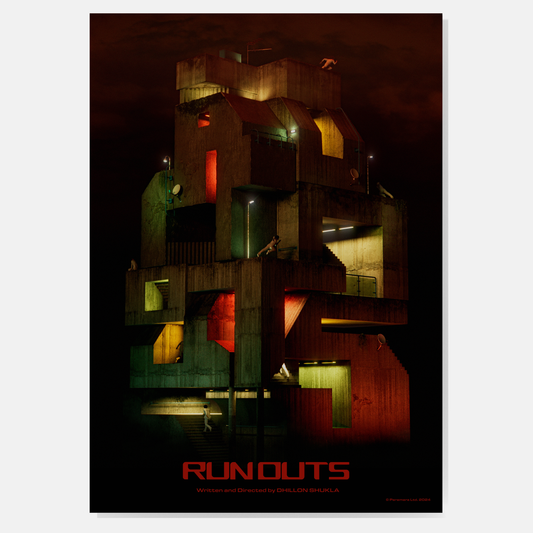 Run Outs Brutalist Art Print