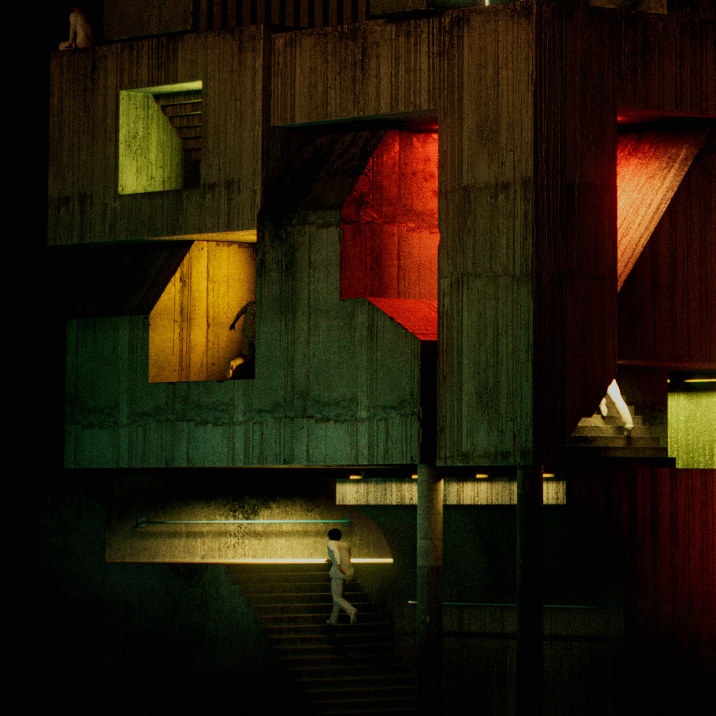 Run Outs Brutalist Art Print